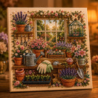 CozyGem 3D Diamantmalerei Set mit gemütlichen Hobbyraum Motiven