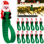 SantaGrip 12er Set selbstklebende Weihnachts Haken für Girlanden und Dekoration