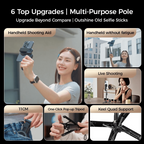 ClipGo 4 in 1 Magnet Selfie Stativ für Reisen, Fotos und Videos