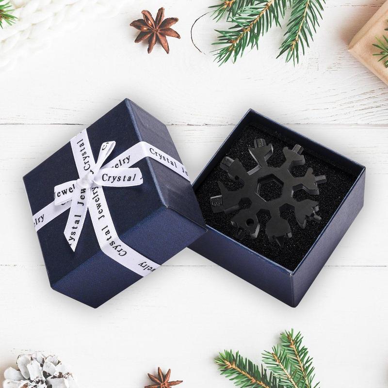 1+1 GRATIS | SnowMate 18 in 1 Edelstahl Multitool im Schneeflocken Design
