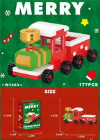 1+1 GRATIS FestBau Kreative Weihnachts Mikro Bausteine zum Sammeln und Bauen