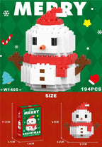 1+1 GRATIS FestBau Kreative Weihnachts Mikro Bausteine zum Sammeln und Bauen