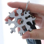 1+1 GRATIS | SnowMate 18 in 1 Edelstahl Multitool im Schneeflocken Design