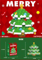 1+1 GRATIS FestBau Kreative Weihnachts Mikro Bausteine zum Sammeln und Bauen