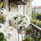Hortensia Wetterfeste Kunsthortensien für Balkon, Terrasse und Garten