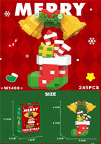 1+1 GRATIS FestBau Kreative Weihnachts Mikro Bausteine zum Sammeln und Bauen