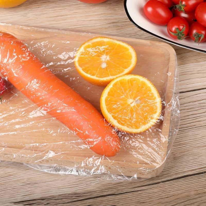 FrischFit Elastische Lebensmittelabdeckungen im 100er Set für Schüsseln und Teller