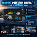 DriveView Universelles Head Up Display für Geschwindigkeit und Fahrdaten