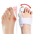 HalluxEase Verstellbare Hallux Valgus Schiene mit Zehentrenner und Fußgewölbestütze