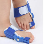 HalluxEase Verstellbare Hallux Valgus Schiene mit Zehentrenner und Fußgewölbestütze