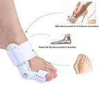 HalluxEase Verstellbare Hallux Valgus Schiene mit Zehentrenner und Fußgewölbestütze
