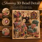 CozyGem 3D Diamantmalerei Set mit gemütlichen Hobbyraum Motiven