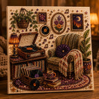 CozyGem 3D Diamantmalerei Set mit gemütlichen Hobbyraum Motiven