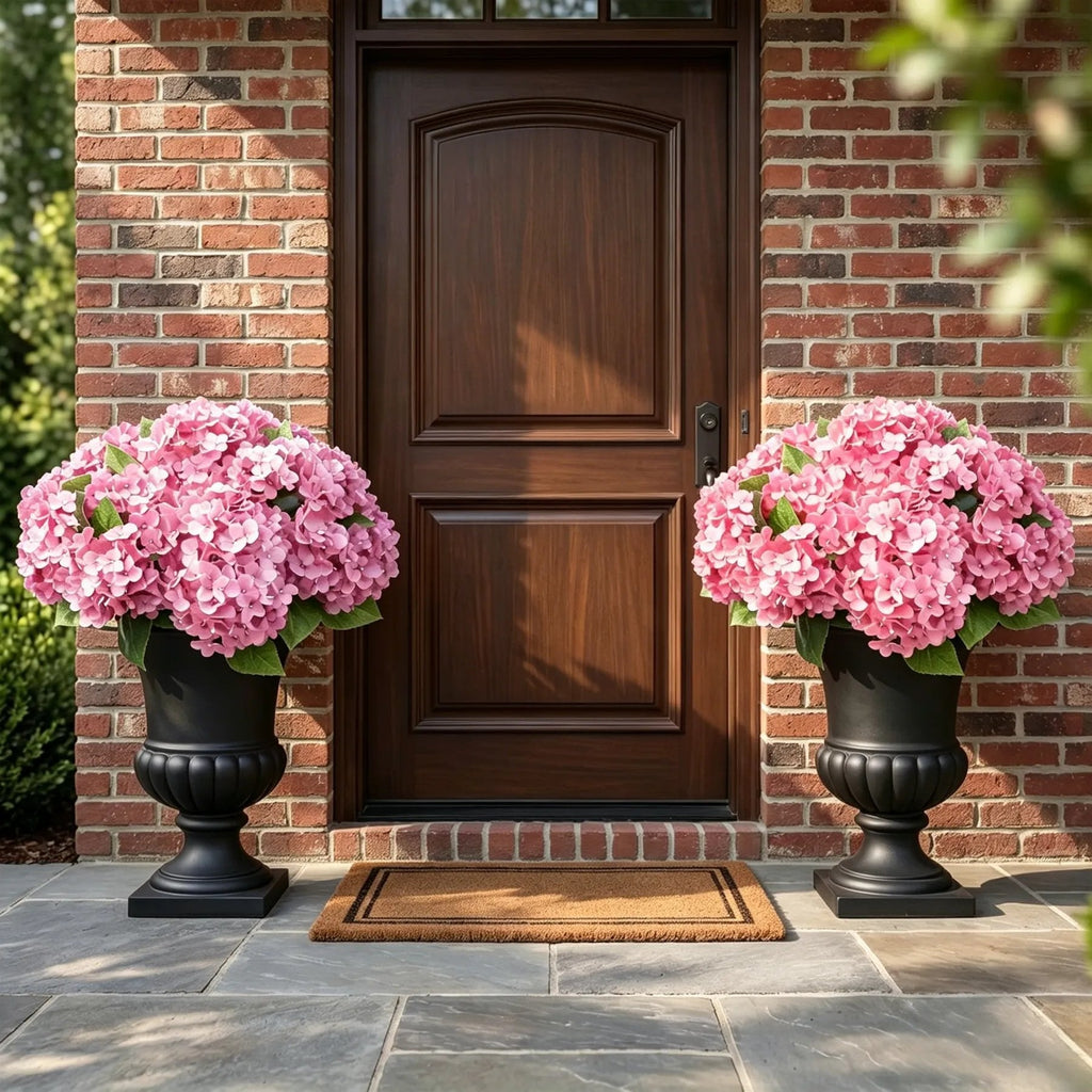 Hortensia Wetterfeste Kunsthortensien für Balkon, Terrasse und Garten