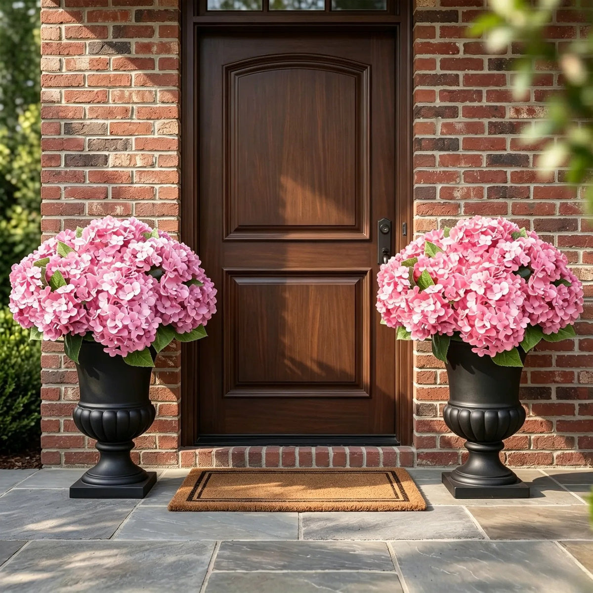 Hortensia Wetterfeste Kunsthortensien für Balkon, Terrasse und Garten