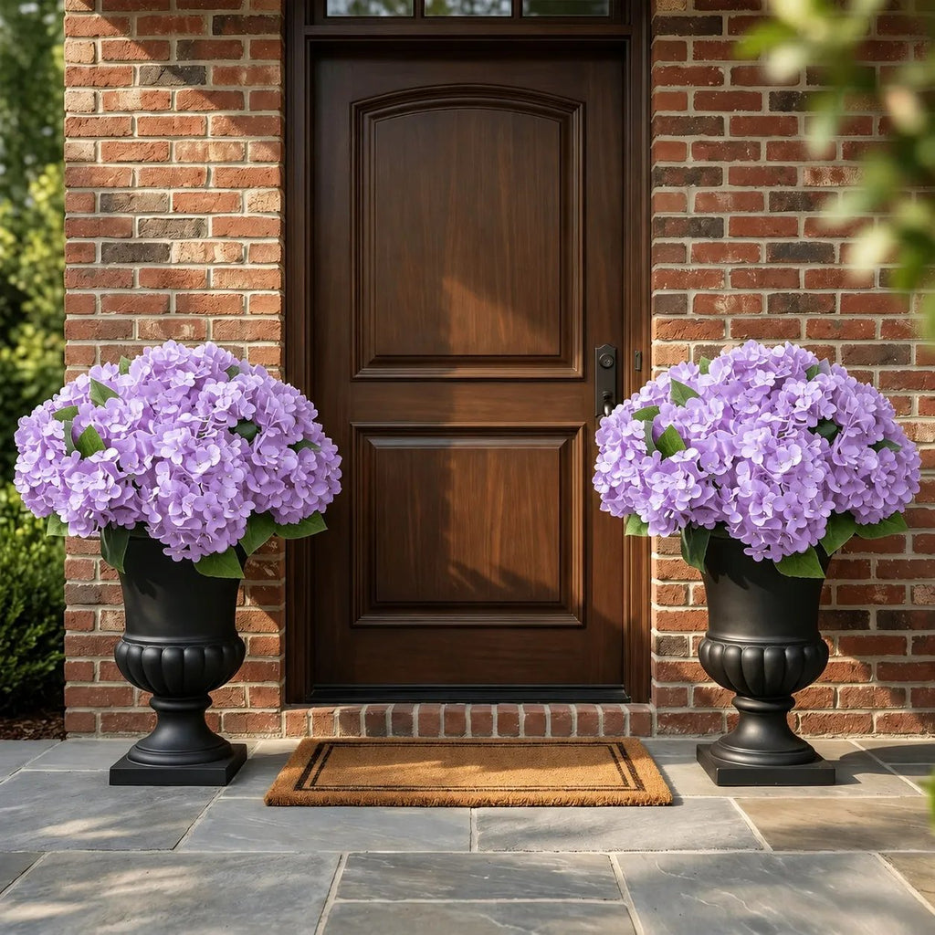 Hortensia Wetterfeste Kunsthortensien für Balkon, Terrasse und Garten
