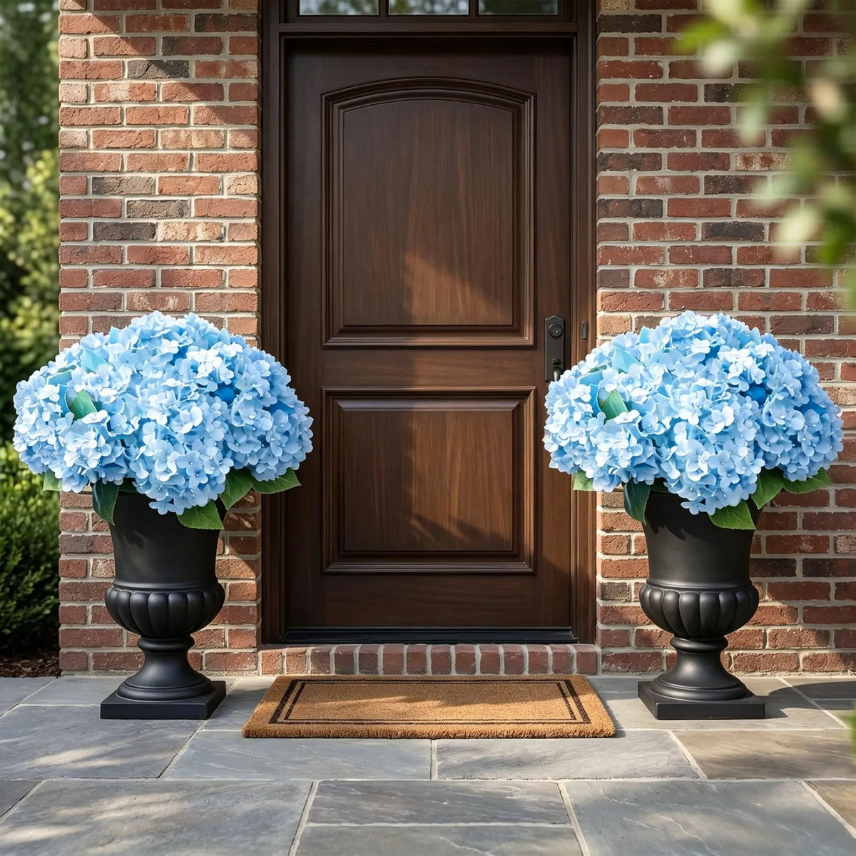 Hortensia Wetterfeste Kunsthortensien für Balkon, Terrasse und Garten