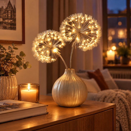 Pusteblumen im Wohnzimmer