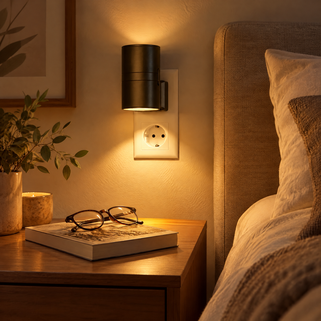 Luno im Schlafzimmer