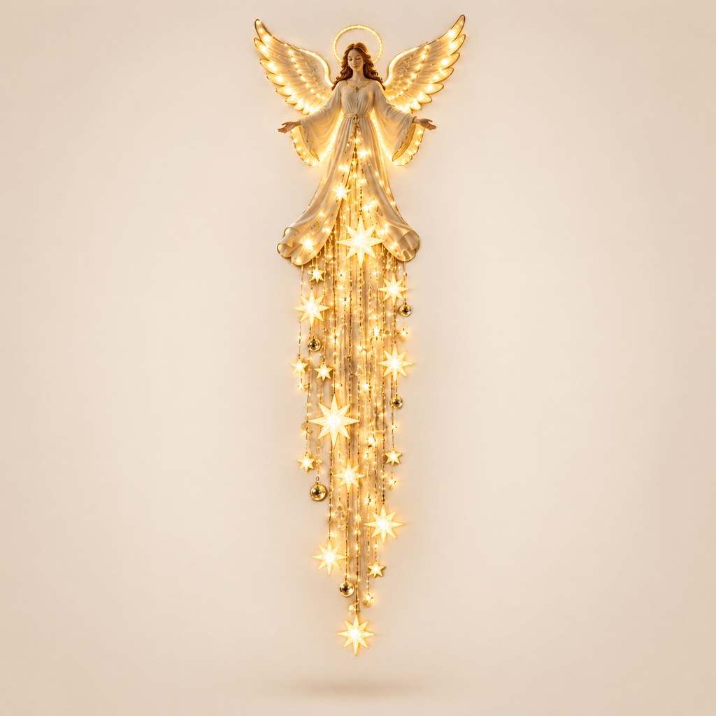 AngelLume Weihnachts Wanddeko