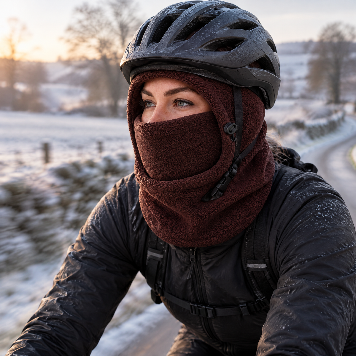 NordShield beim Radfahren