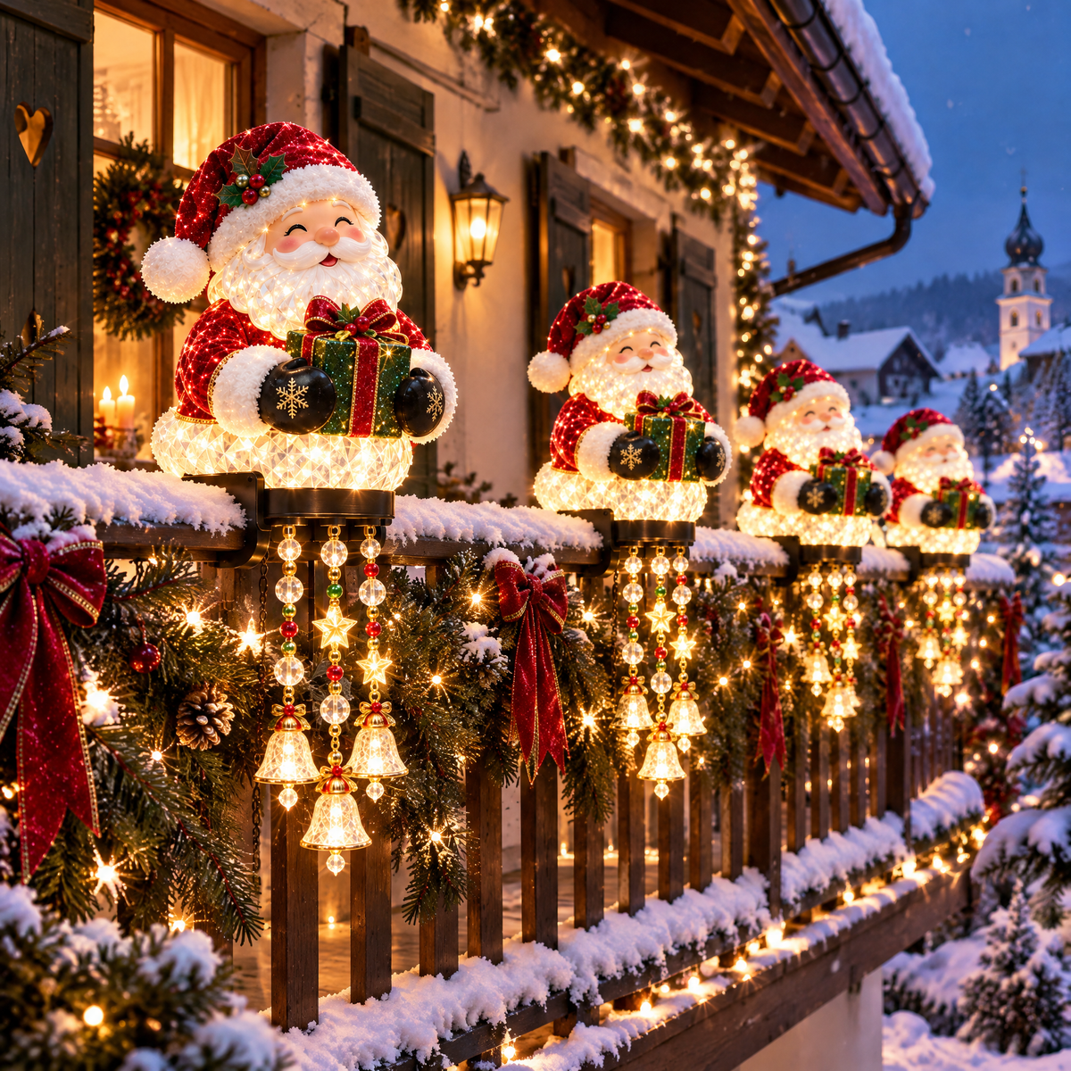 JingleGlow am Balkon