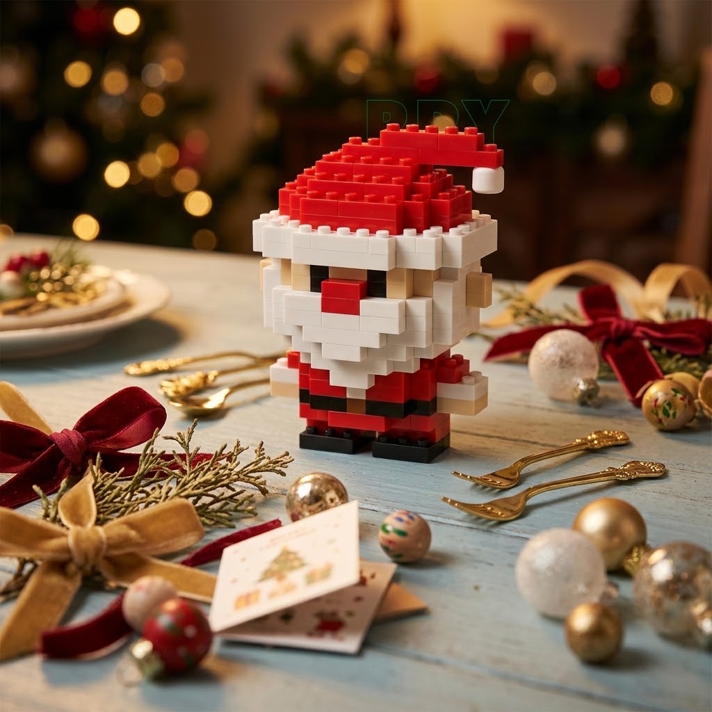 1+1 GRATIS FestBau Kreative Weihnachts Mikro Bausteine zum Sammeln und Bauen