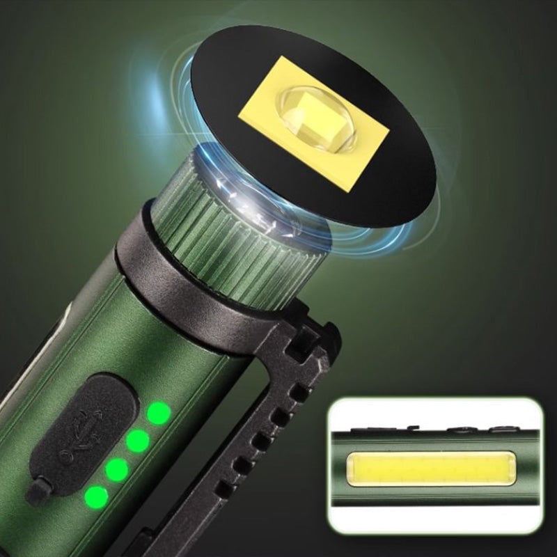 MagnoLight Multifunktionale LED Arbeitsleuchte mit Magnet, 5 Lichtmodi und USB C