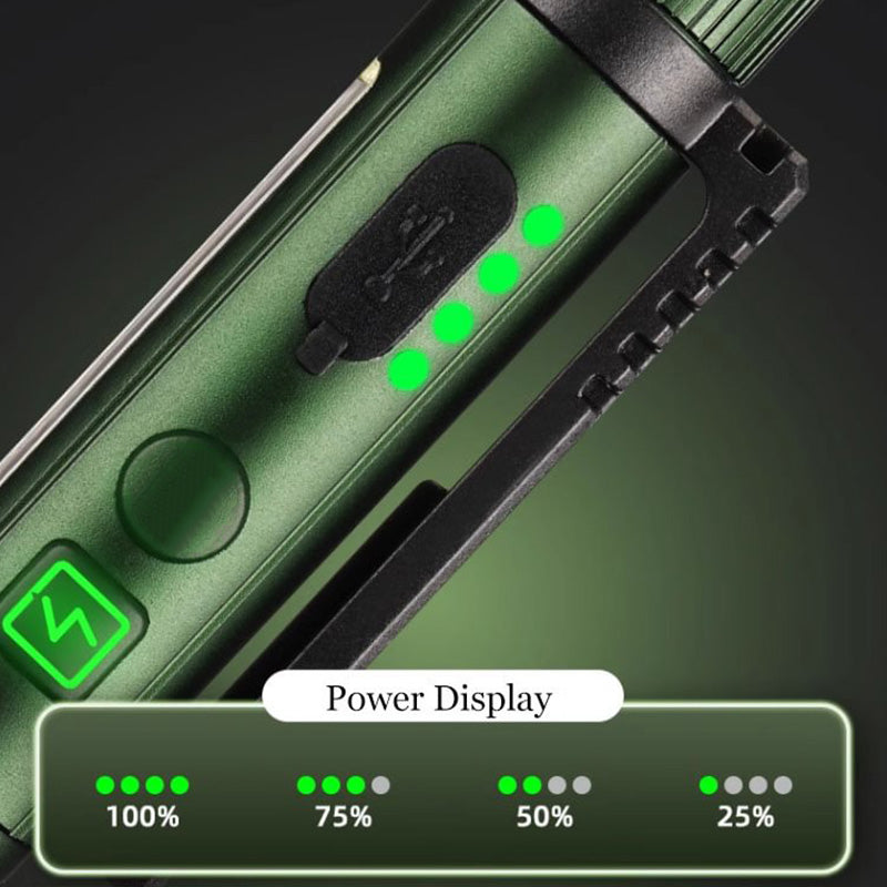 MagnoLight Multifunktionale LED Arbeitsleuchte mit Magnet, 5 Lichtmodi und USB C