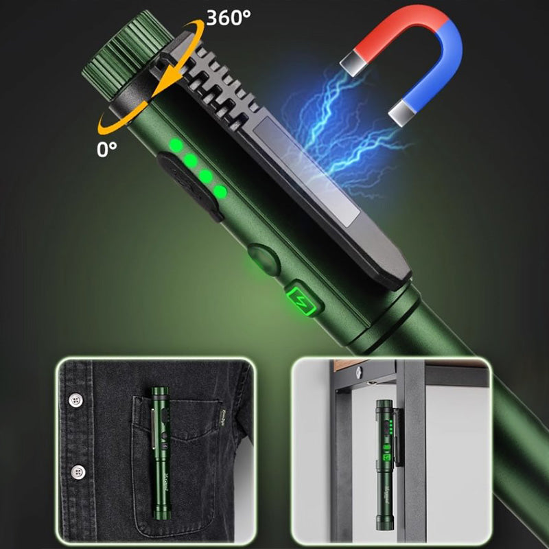 MagnoLight Multifunktionale LED Arbeitsleuchte mit Magnet, 5 Lichtmodi und USB C