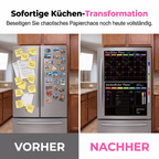 Planiva Magnetisches Familienplaner Set für Kühlschrank mit abwischbaren Markern