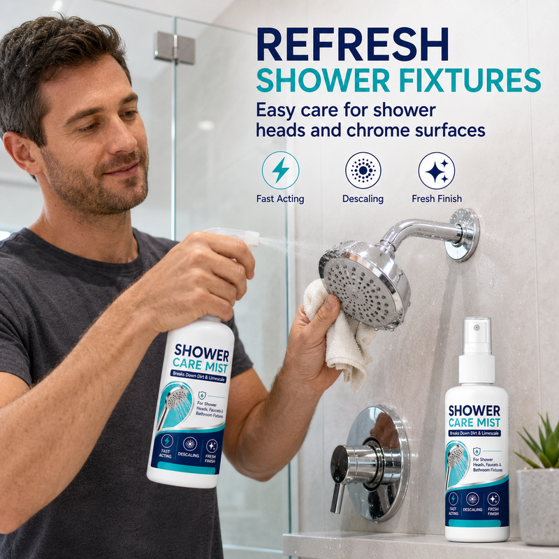 CalciClear Schnellwirkendes Kalkentferner Spray für Dusche und Armaturen