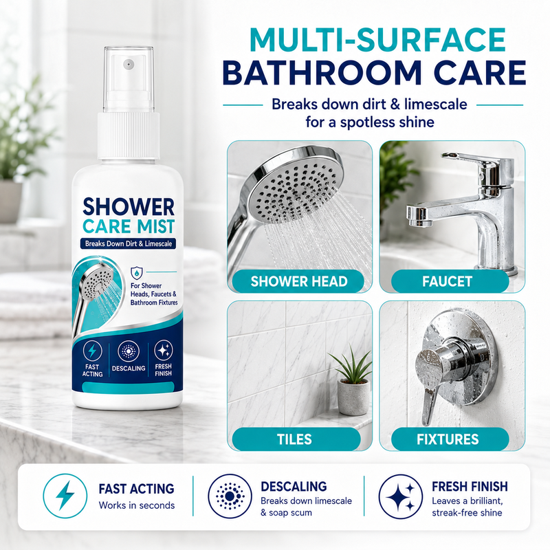 CalciClear Schnellwirkendes Kalkentferner Spray für Dusche und Armaturen