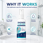 CalciClear Schnellwirkendes Kalkentferner Spray für Dusche und Armaturen