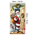 DoorNoel XXL Weihnachts Türbehang mit 18 festlichen Designs