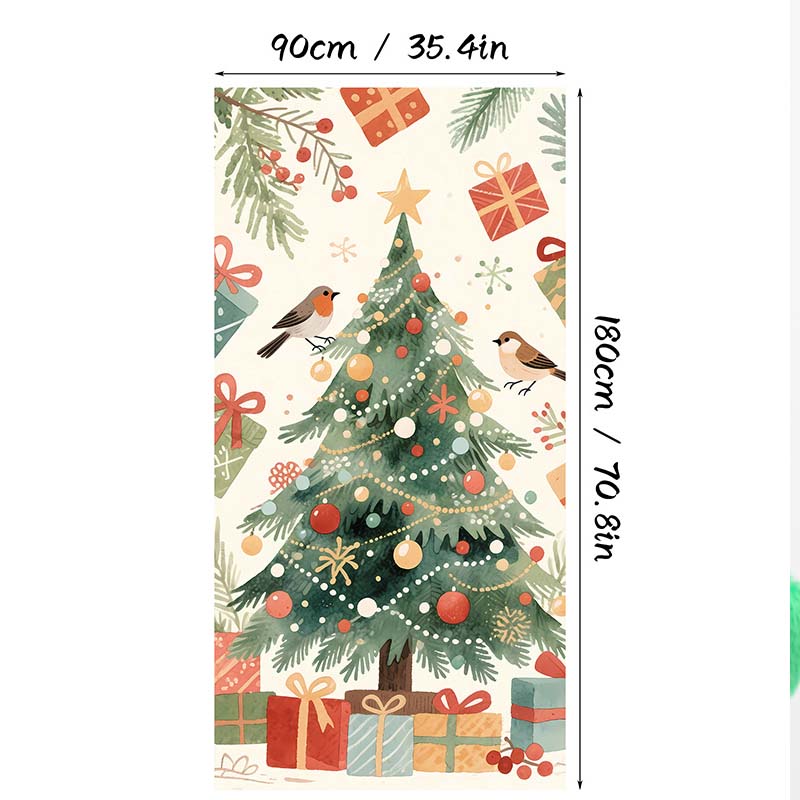 DoorNoel XXL Weihnachts Türbehang mit 18 festlichen Designs