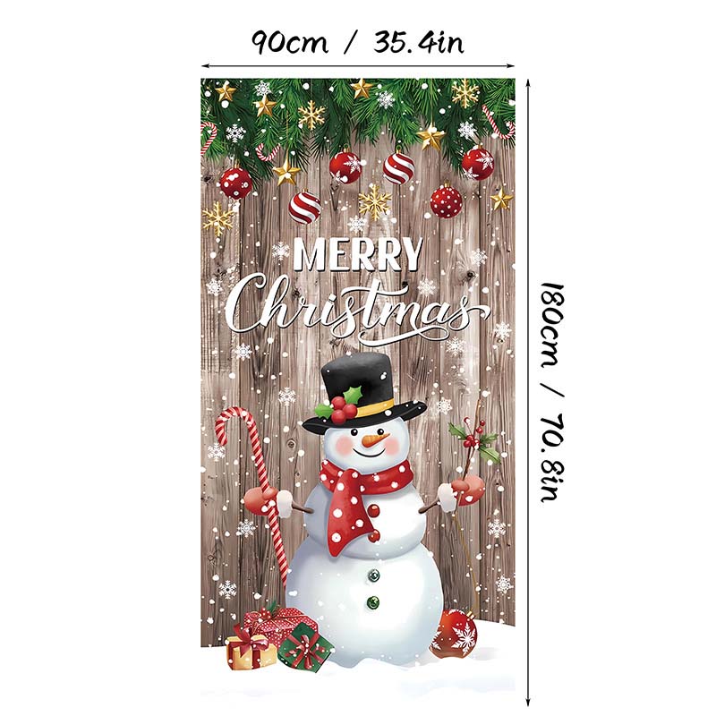 DoorNoel XXL Weihnachts Türbehang mit 18 festlichen Designs