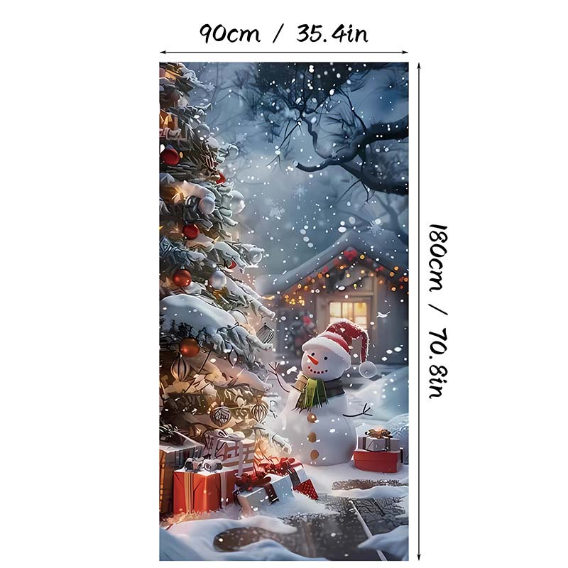DoorNoel XXL Weihnachts Türbehang mit 18 festlichen Designs