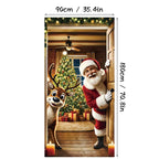 DoorNoel XXL Weihnachts Türbehang mit 18 festlichen Designs