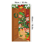 DoorNoel XXL Weihnachts Türbehang mit 18 festlichen Designs