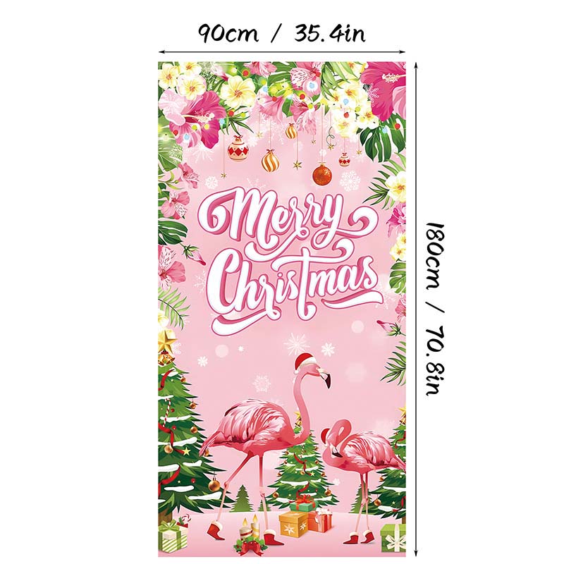 DoorNoel XXL Weihnachts Türbehang mit 18 festlichen Designs