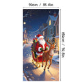 DoorNoel XXL Weihnachts Türbehang mit 18 festlichen Designs