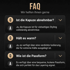 Arctivon Mittellanger Herren Winterparka mit Thermofutter und abnehmbarer Kapuze