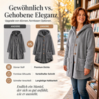 Norvella Kuschelige Damen Winterjacke mit Kapuze