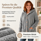 Norvella Kuschelige Damen Winterjacke mit Kapuze