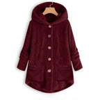 Norvella Kuschelige Damen Winterjacke mit Kapuze