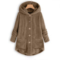 Norvella Kuschelige Damen Winterjacke mit Kapuze