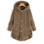 Norvella Kuschelige Damen Winterjacke mit Kapuze