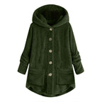 Norvella Kuschelige Damen Winterjacke mit Kapuze