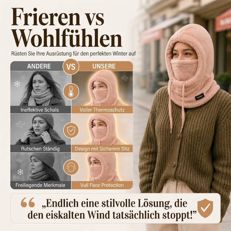 NordShield Winddichte Thermo Balaclava für Fahrrad und Outdoor
